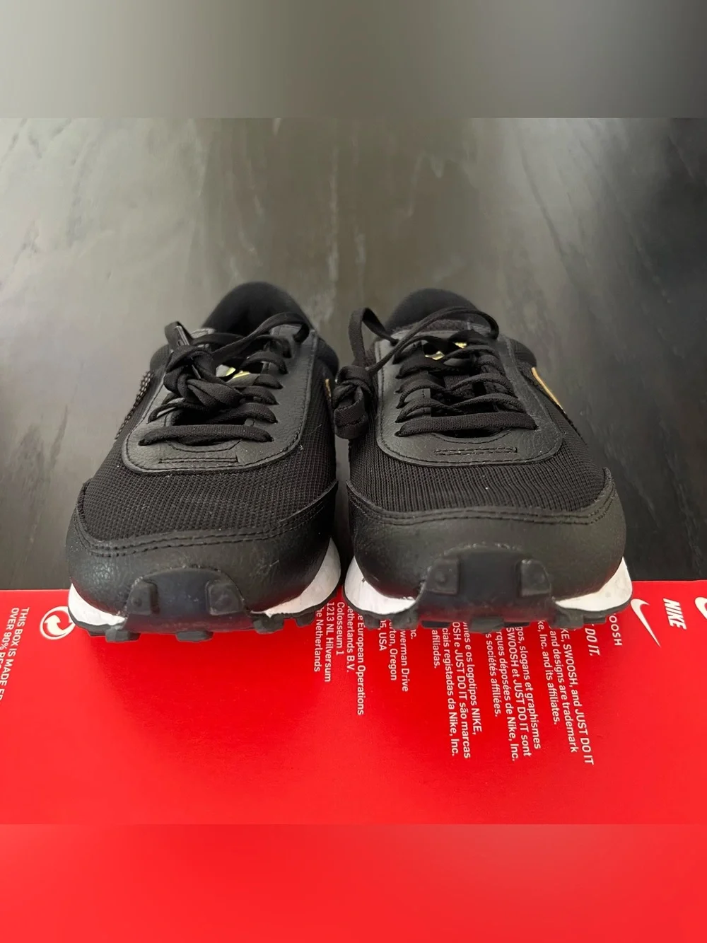✔️GUC✔️NIKE Daybreak 'Black Metallic Gold'